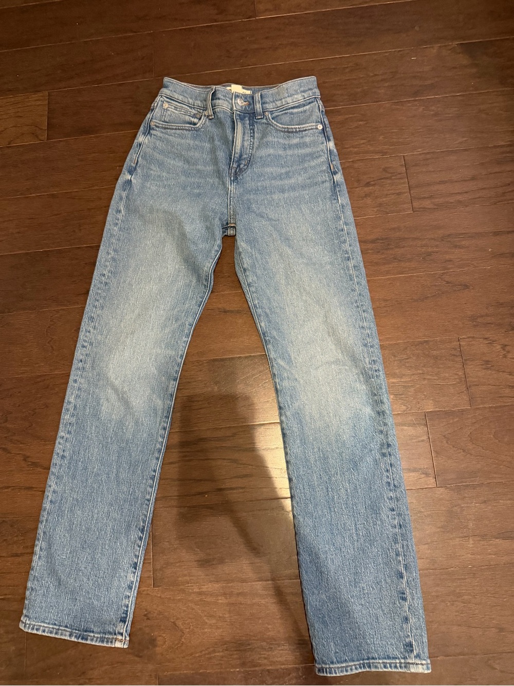 Madewell ’90s Straight Jeans Size 24 Light Wash High Rise Denim